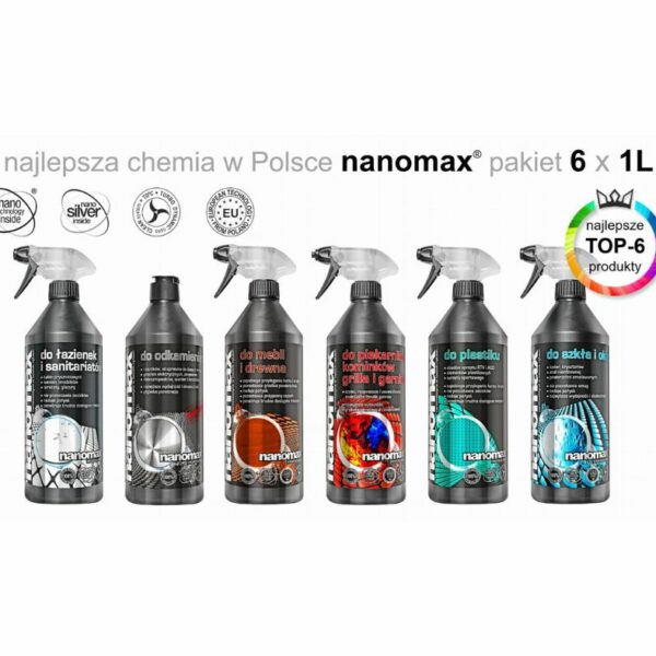 Nanomax Professional zestaw TOP-6, 6 x 1L